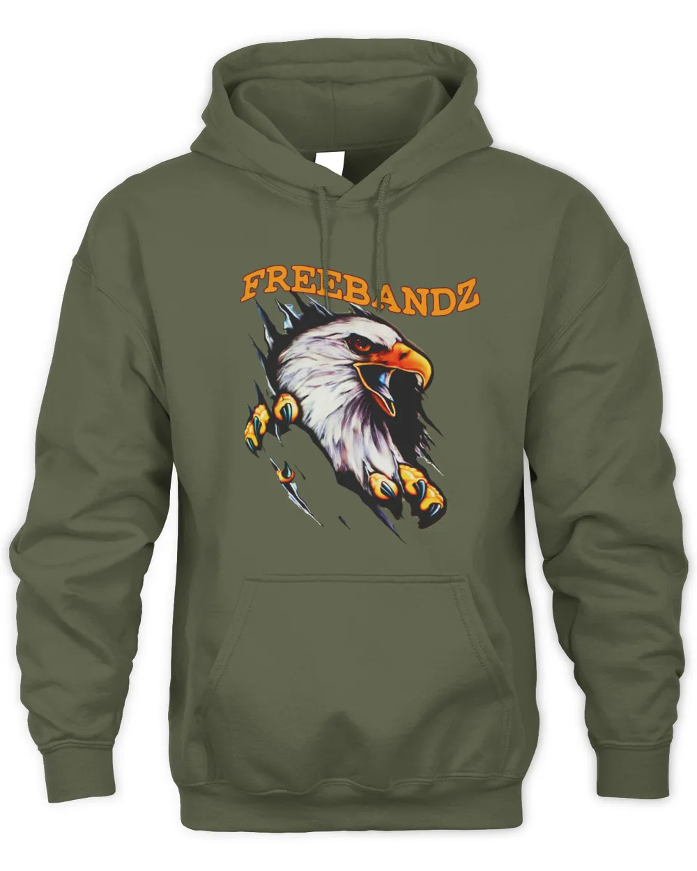 Official Fbg Shop Freebandz Future Freebandz Eagle Olive Hoodie