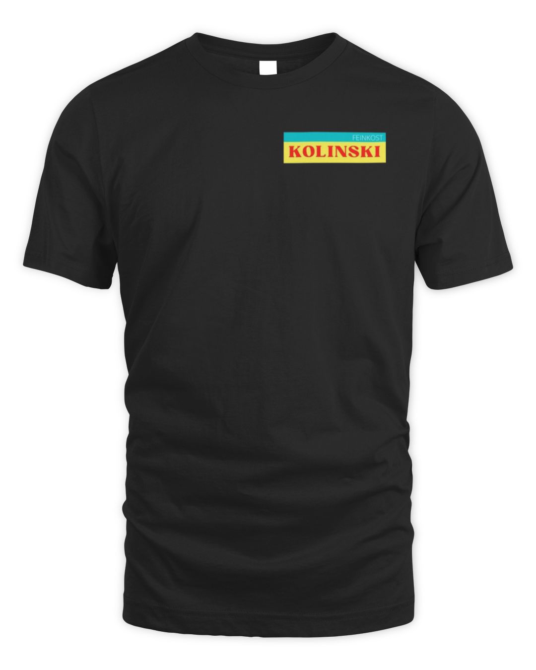 Feinkost Kolinski Merch Die Discounter Serie Hamburg TShirt Goldebase