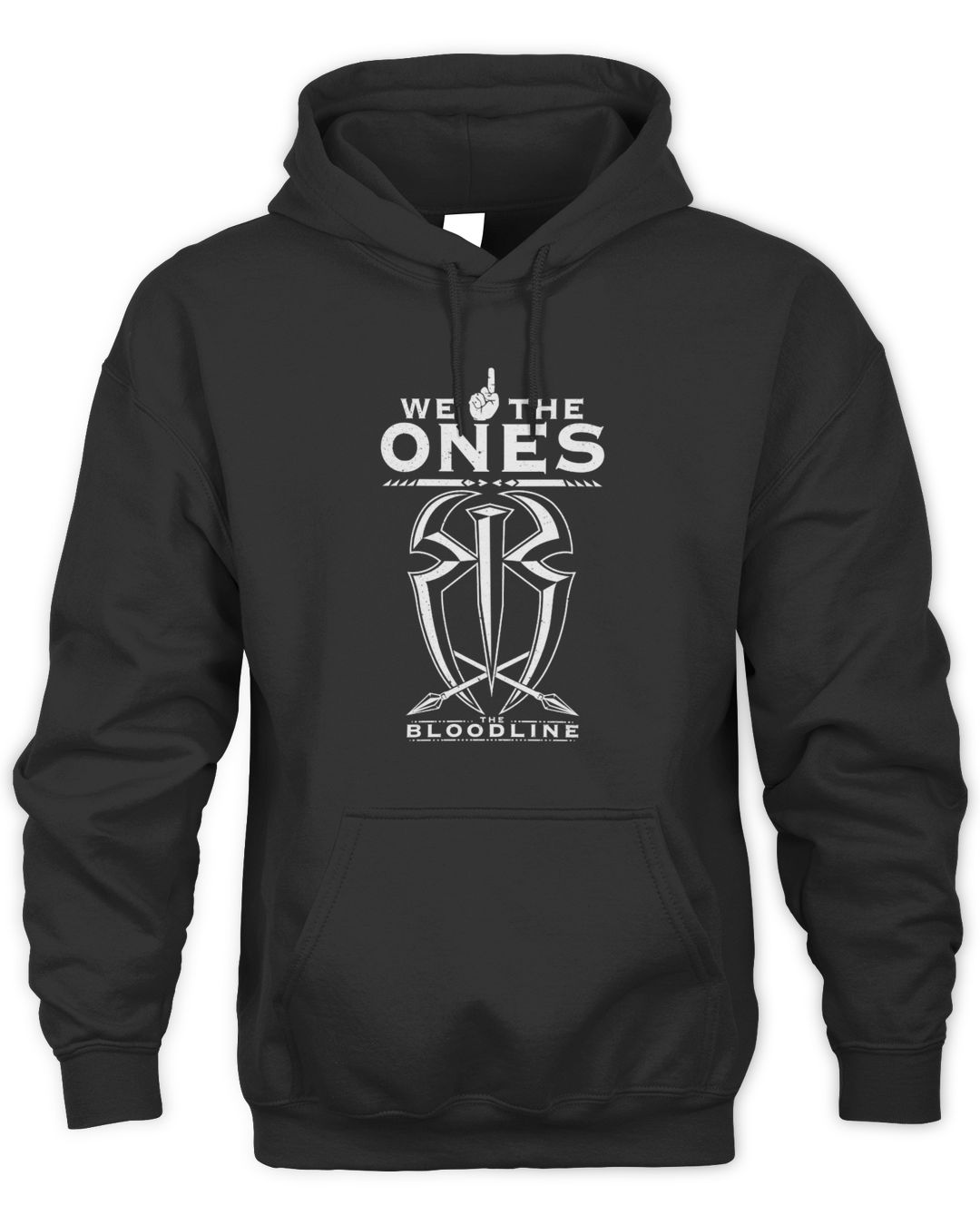 WWE Shop The Bloodline Logo Roman Reigns We The Ones TShirt Black