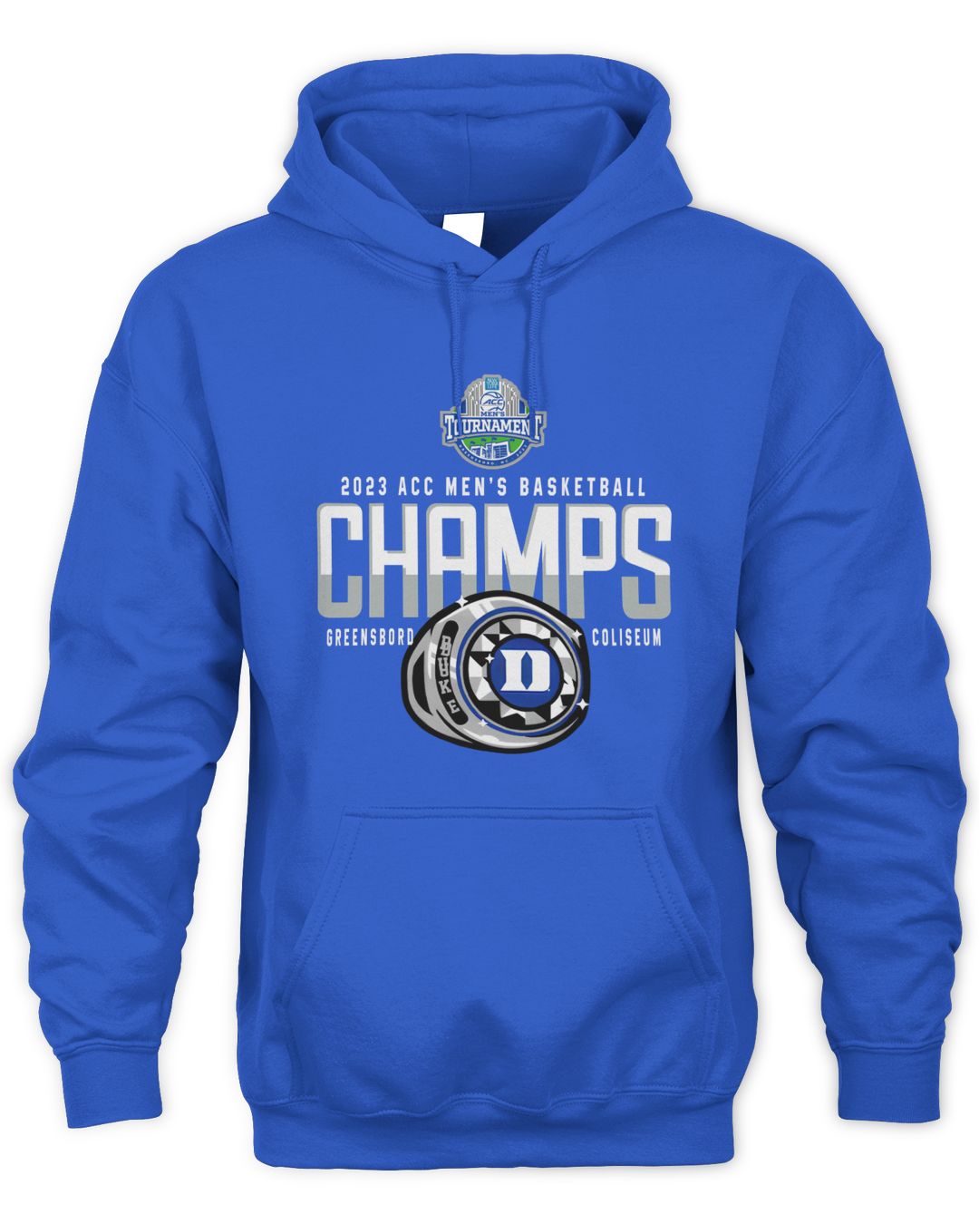 Duke Store ACC Champions 2023 Hoodie Goldebase